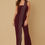 Thumbnail: Flap Rhinestone Edge Jumpsuit
