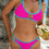 Thumbnail: Two Pieces Color Block Cut Out Bikini