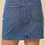 Thumbnail: Mini Denim Skirt With All Over Ribbon Bow          