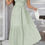 Thumbnail: Solid Sleeveless Smocked Tiered Maxi Cami Dress