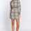 Thumbnail: Check Jacquard Sweater Mini Skirt        