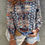 Thumbnail: Boho Print Off Shoulder Long Sleeve Knot Front Blouse