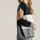 Thumbnail: Colorblock Contrasted Cotton Fabric On Back Top With Side Slits And High Low...