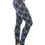 Thumbnail: Long Yoga Style Banded Lined Multi Printed Knit Legging With High Waist