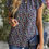 Thumbnail: Floral Mock Neck Ruffle Short Sleeve Shirt