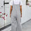 Thumbnail: Solid Square Neck Button Trim Pockets Jumpsuit