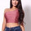 Thumbnail: Sleeveless One Shoulder Bustier Crop Top