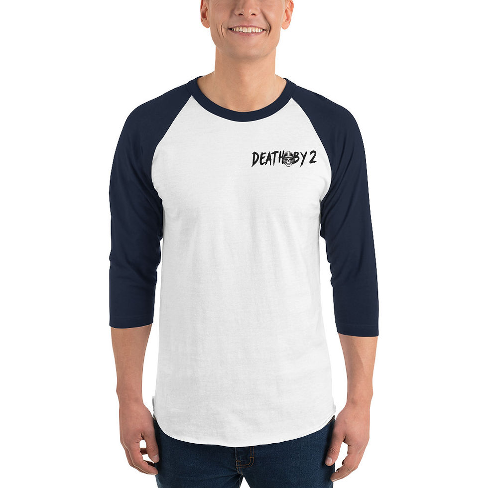 Thumbnail: 3/4 sleeve raglan shirt (1 Logo)