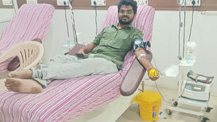 Vinoth Donated Blood to Save a Life