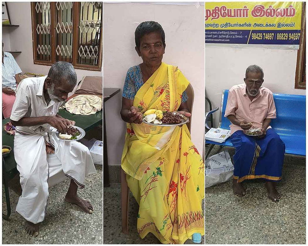 Vinayagar Chaturthi at Nambikkai Vaasal Free Old Age Home