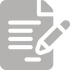 Icon of a document and pen