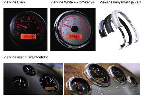 Thumbnail: Polttoainemittari VDO, Bränslemätare VDO, Fuel gauge VDO