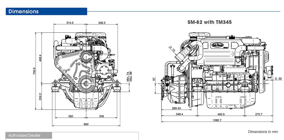 Thumbnail: Solé Diesel SM-82 Merimoottori, Marinmotor, Marine diesel engine SM-82
