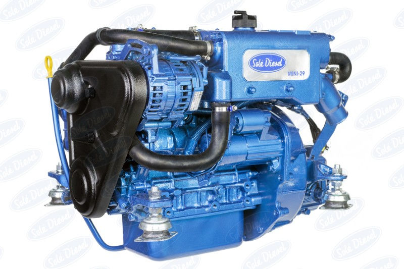 Thumbnail: Solé Diesel MINI-29 Merimoottori, Marinmotor, Marine diesel engine MINI-29