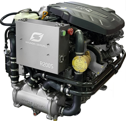Hyundai SeasAll R-200 Meridiesel, Marindiesel, Marine engine Hyundai R ...