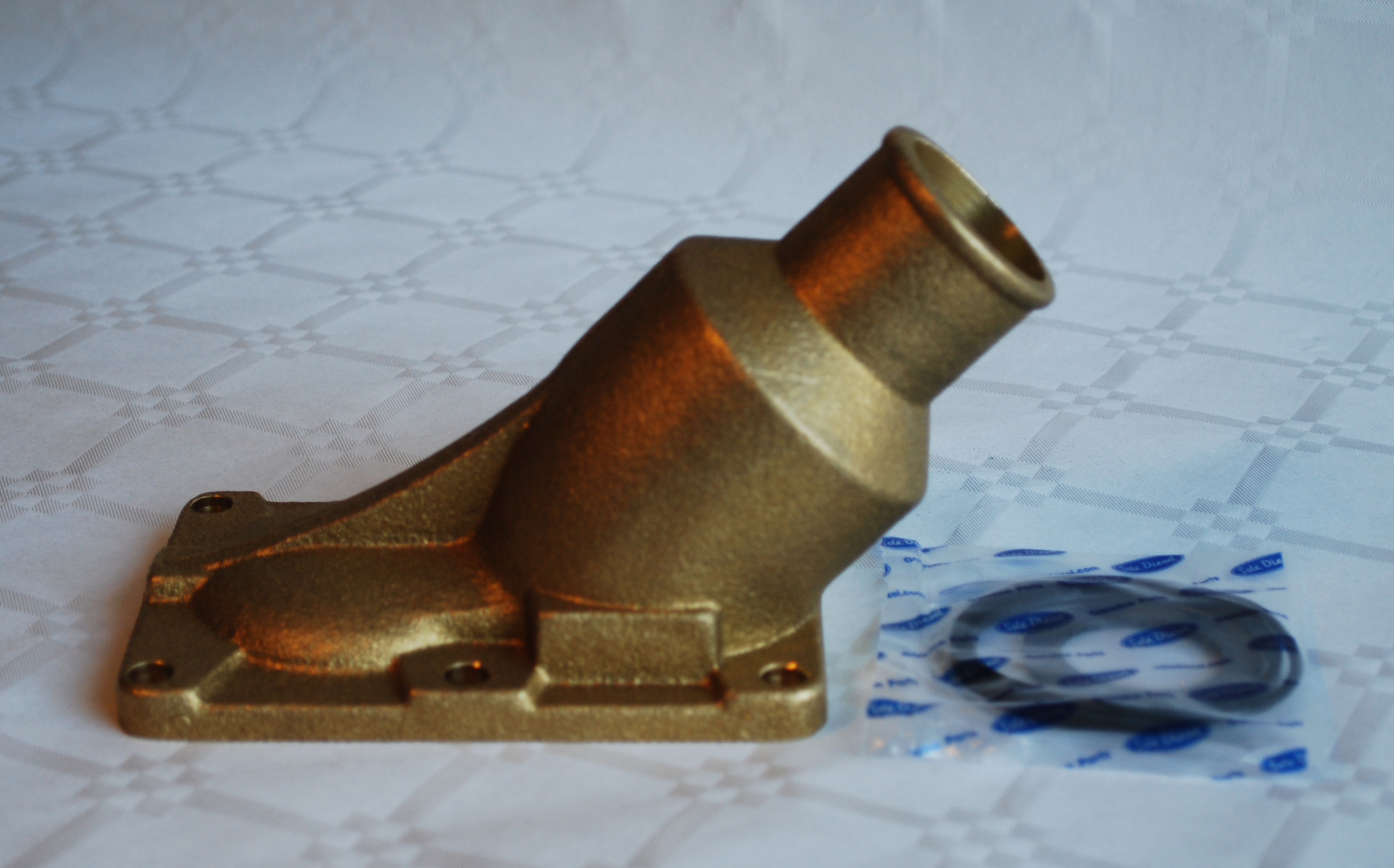 Pakomutka Solé Mini-11/-17/-26 pronssia,  Avgaskrok, Exhaust bend bronze