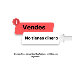 magen informativa sobre flujo de efectivo en empresas: vendes, pero no tienes dinero disponible.