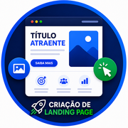 Páginas com um único objetivo, capturar leads qualificados.
