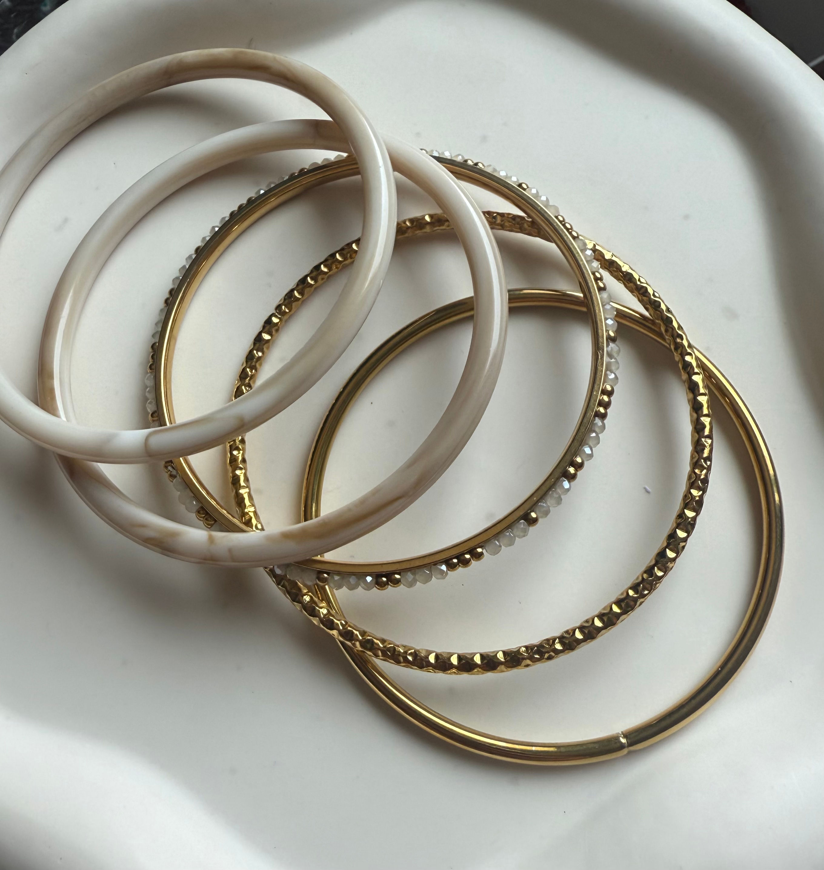 Bracelets jonc x5
