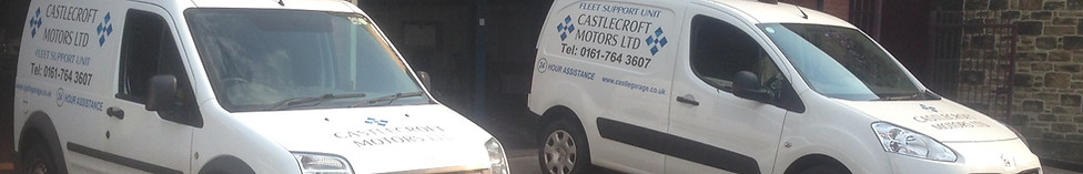 Image of Castlescroft Motors's workshop and support vans