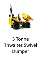 3 Tonne Thwaites Swivel Dumper
