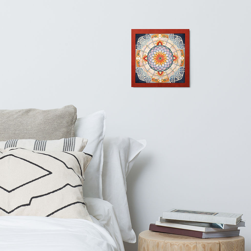 Thumbnail: Aluminum Print | Philosophia Perennis-Divine Inspiration