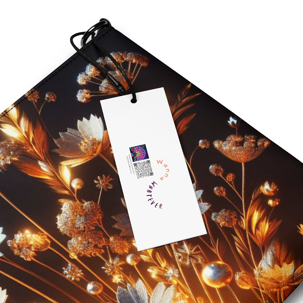 Thumbnail: Crossbody Bag | Flowers in a Night Sky