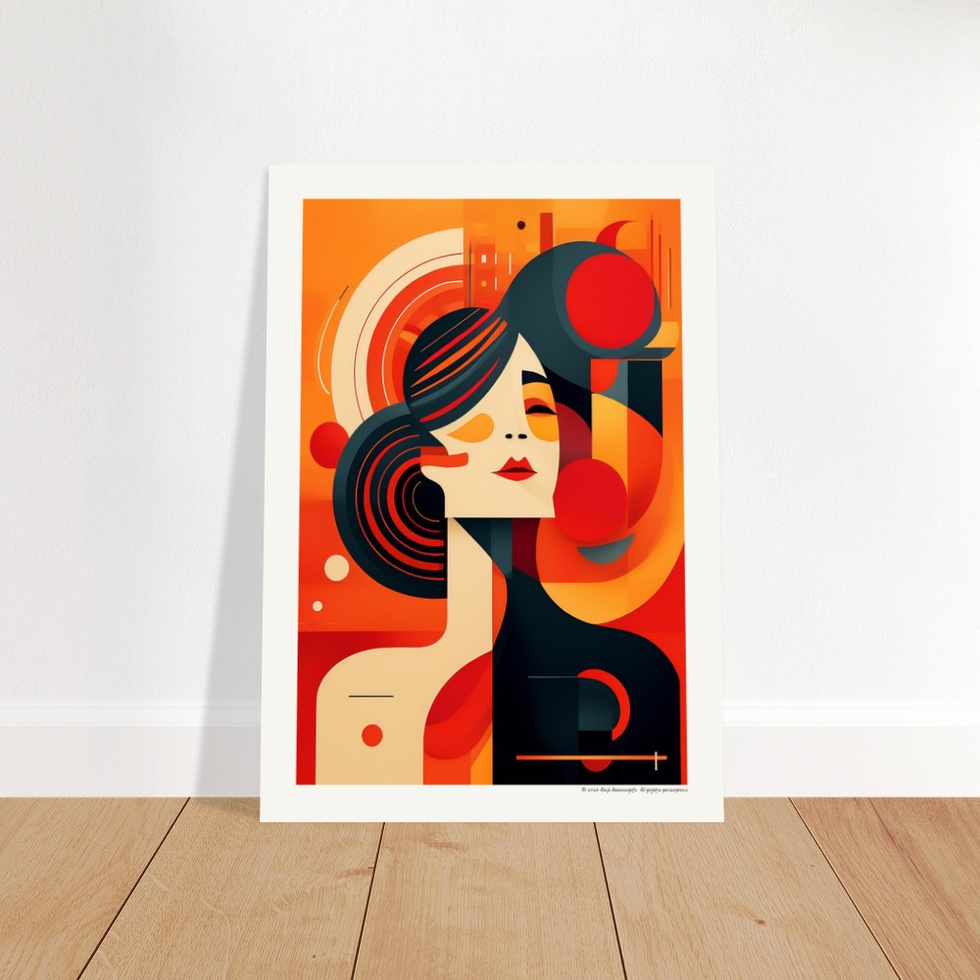 Circles & Sirens No. 5 — Art Deco Art Print