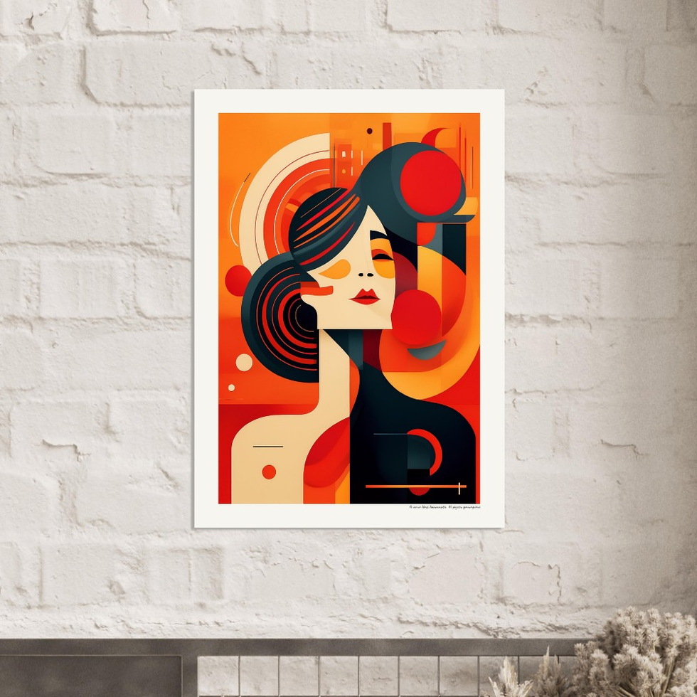 Circles & Sirens No. 5 — Art Deco Art Print