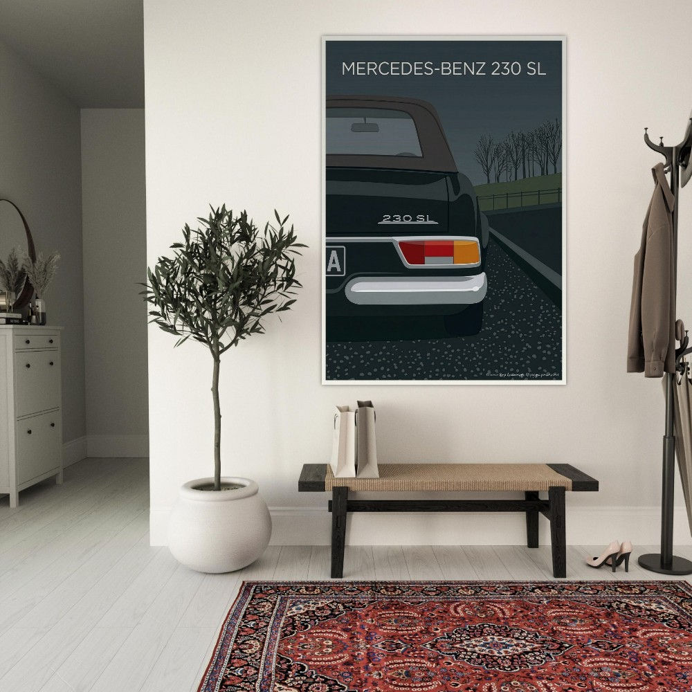 Mercedes 230 SL Pagoda Art Print