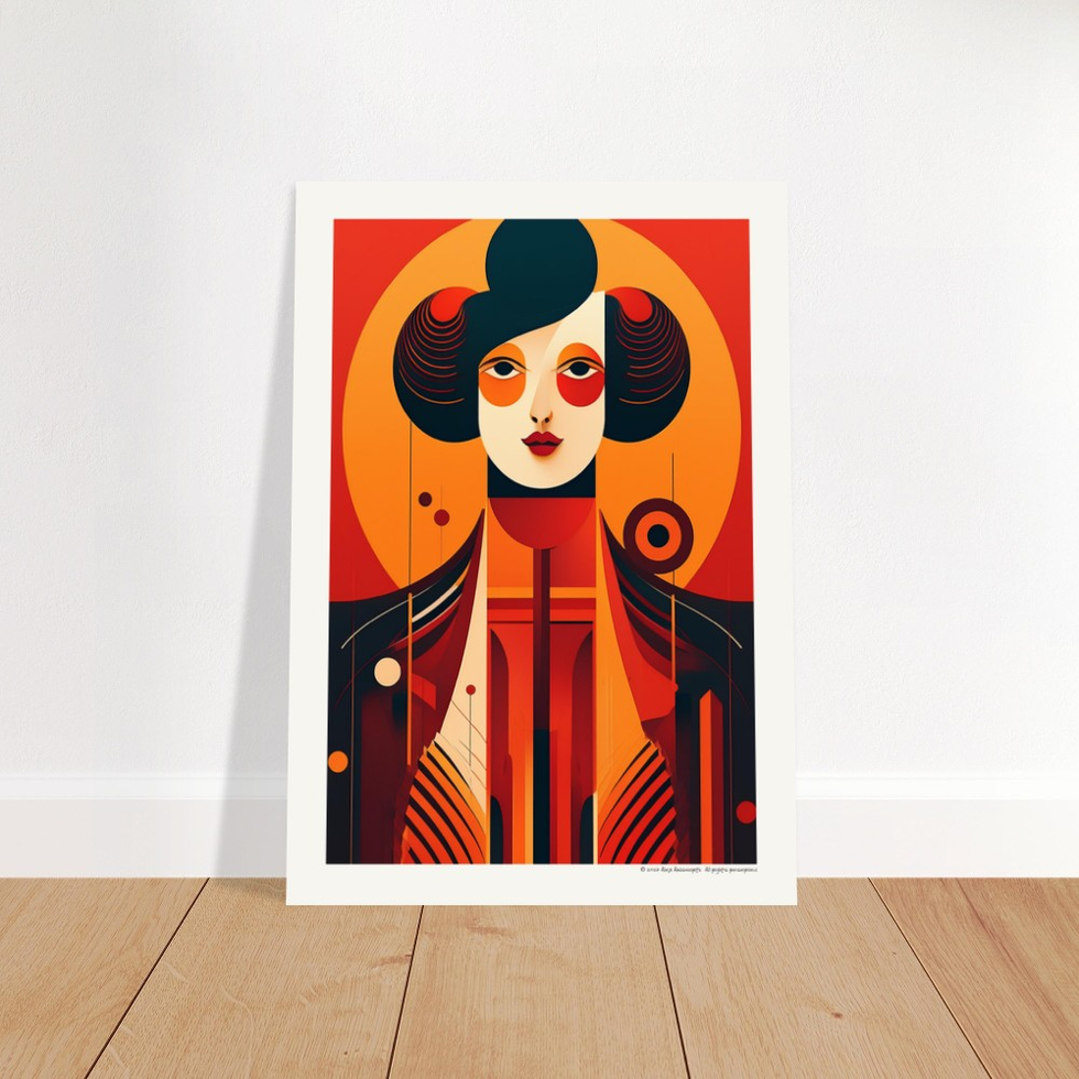 Circles & Sirens No. 4 — Art Deco Symmetry Print