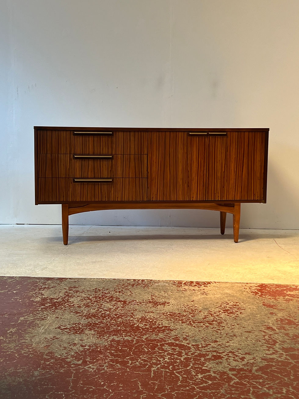 Vintage Zebrona Elliots Of Newbury Sideboard for Royal Heritage Furniture, 1960s