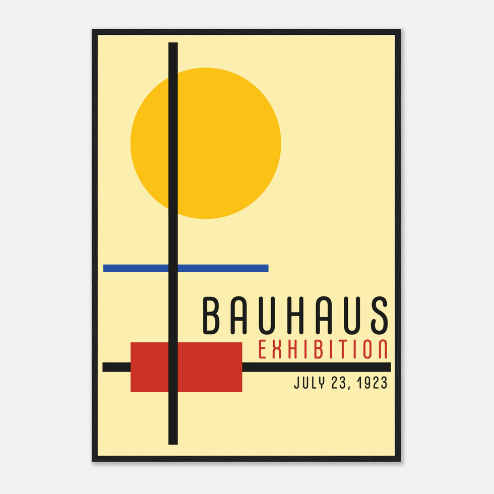 Bauhaus Inspired Art Print