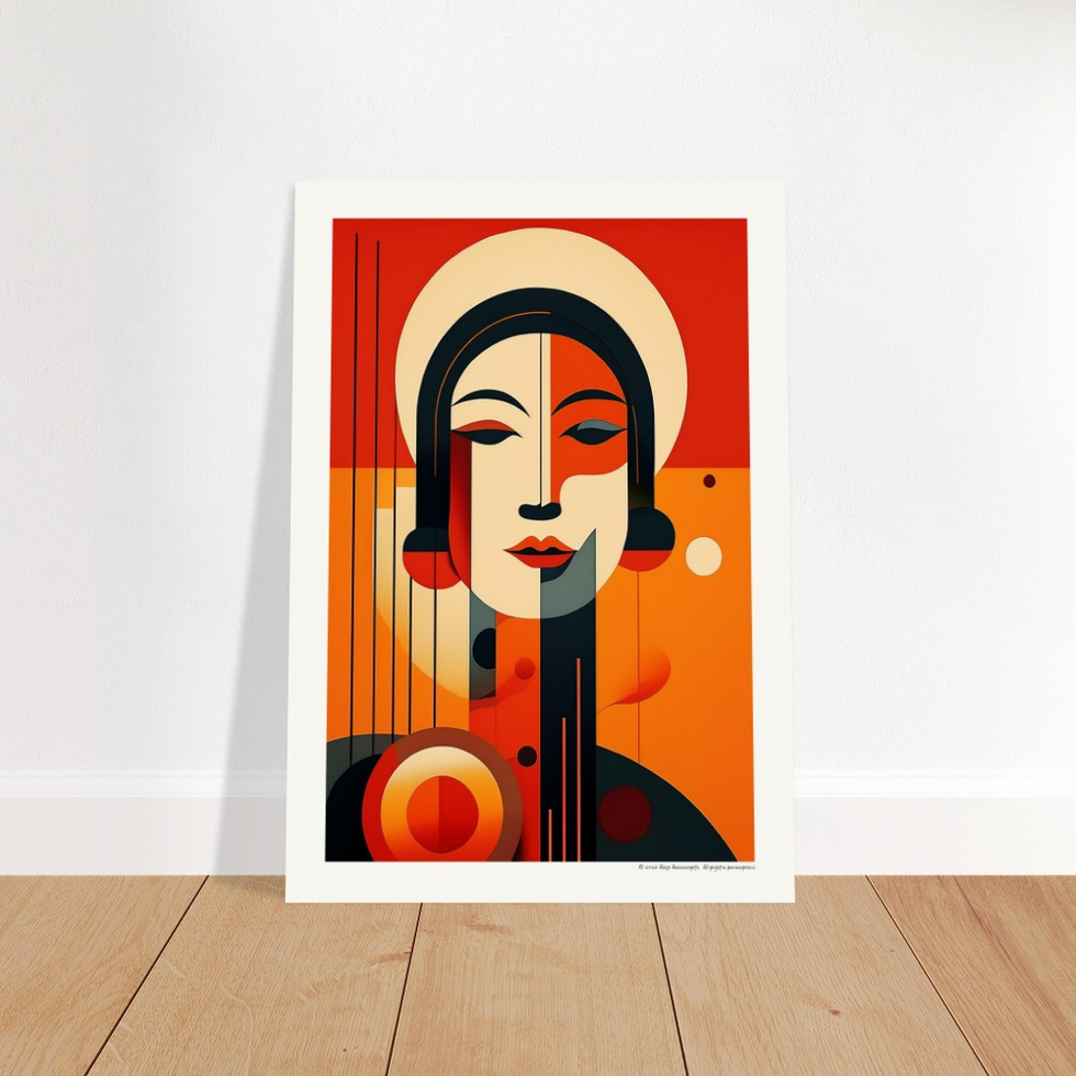 Circles & Sirens No. 6 — Art Deco Halo Print