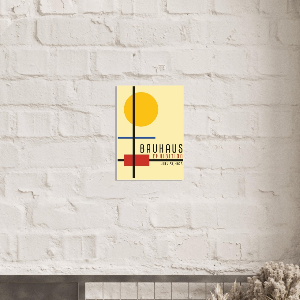 Bauhaus Inspired Art Print