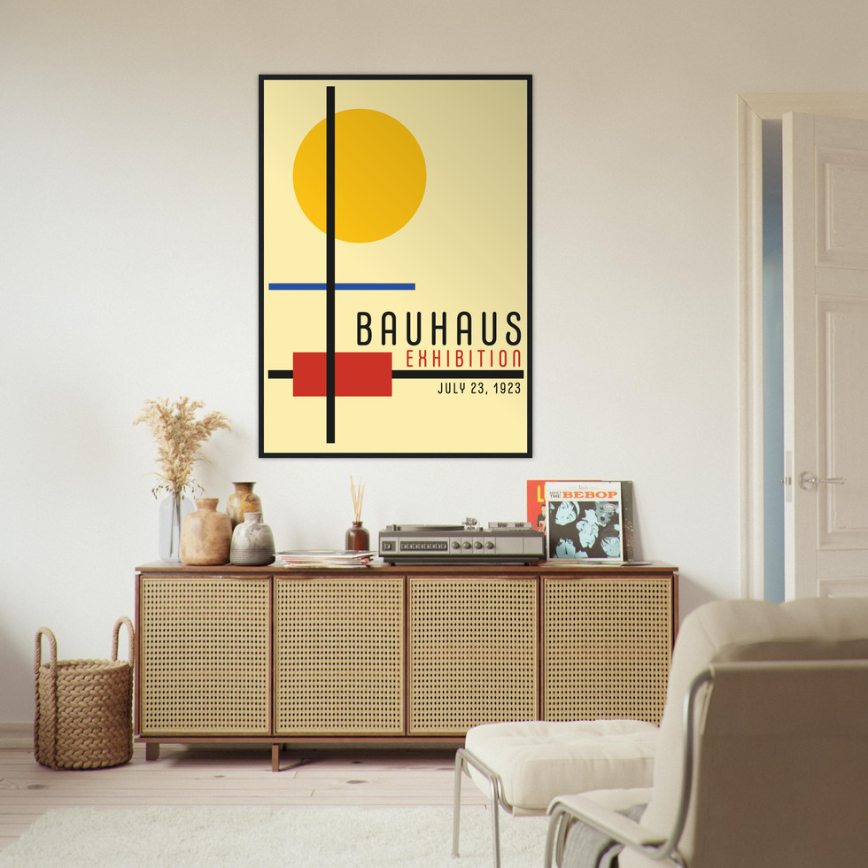 Bauhaus Inspired Art Print