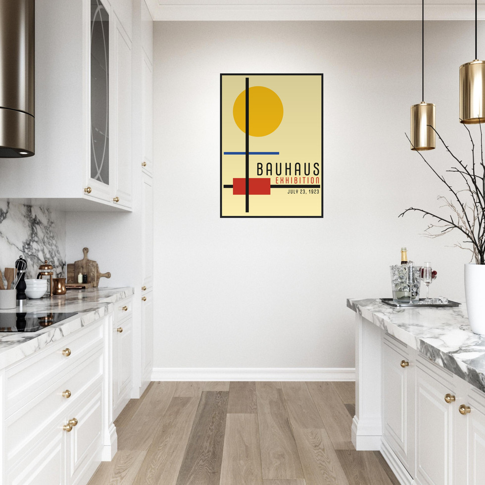 Bauhaus Inspired Art Print