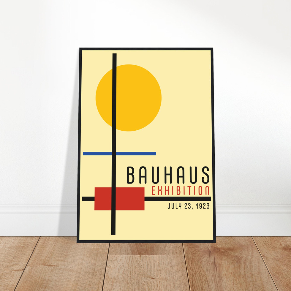 Bauhaus Inspired Art Print