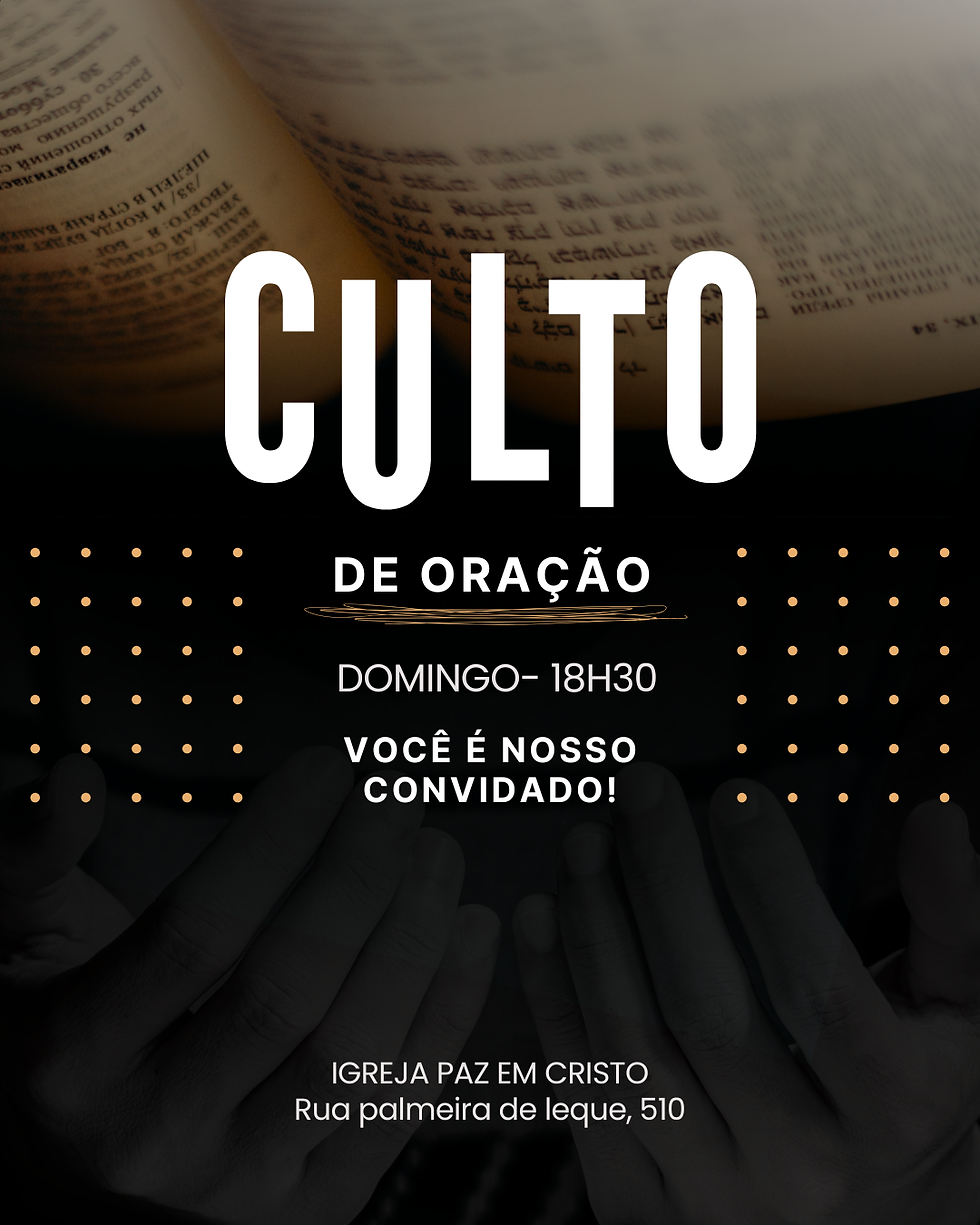 Culto de Domingo- 18H30