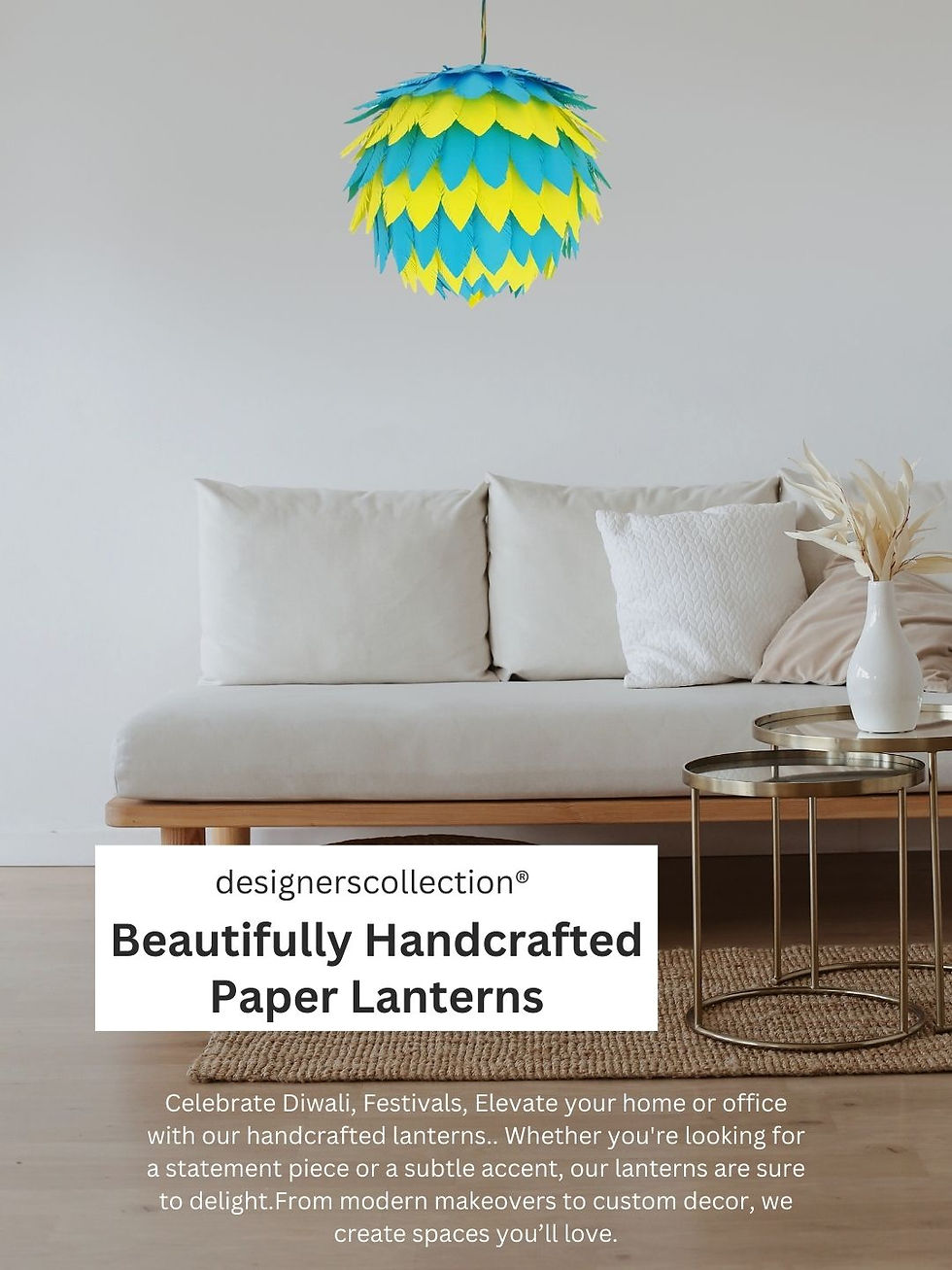 Thumbnail: Product demo images of Exquisite Paper Lanterns Collection by Designers Collection