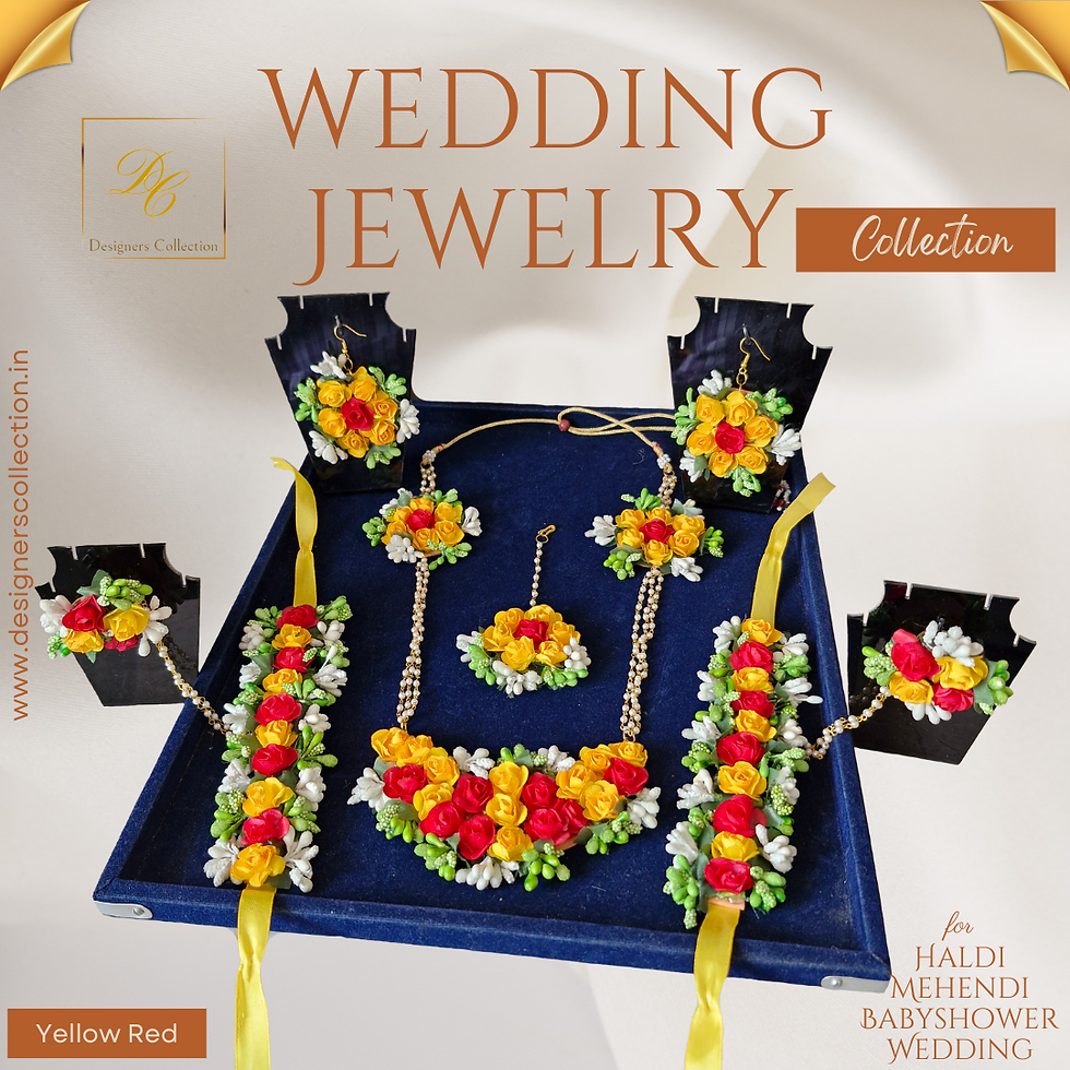 Designers Collection Haldi, Mehendi, Baby Shower Wedding Jewellery sets images