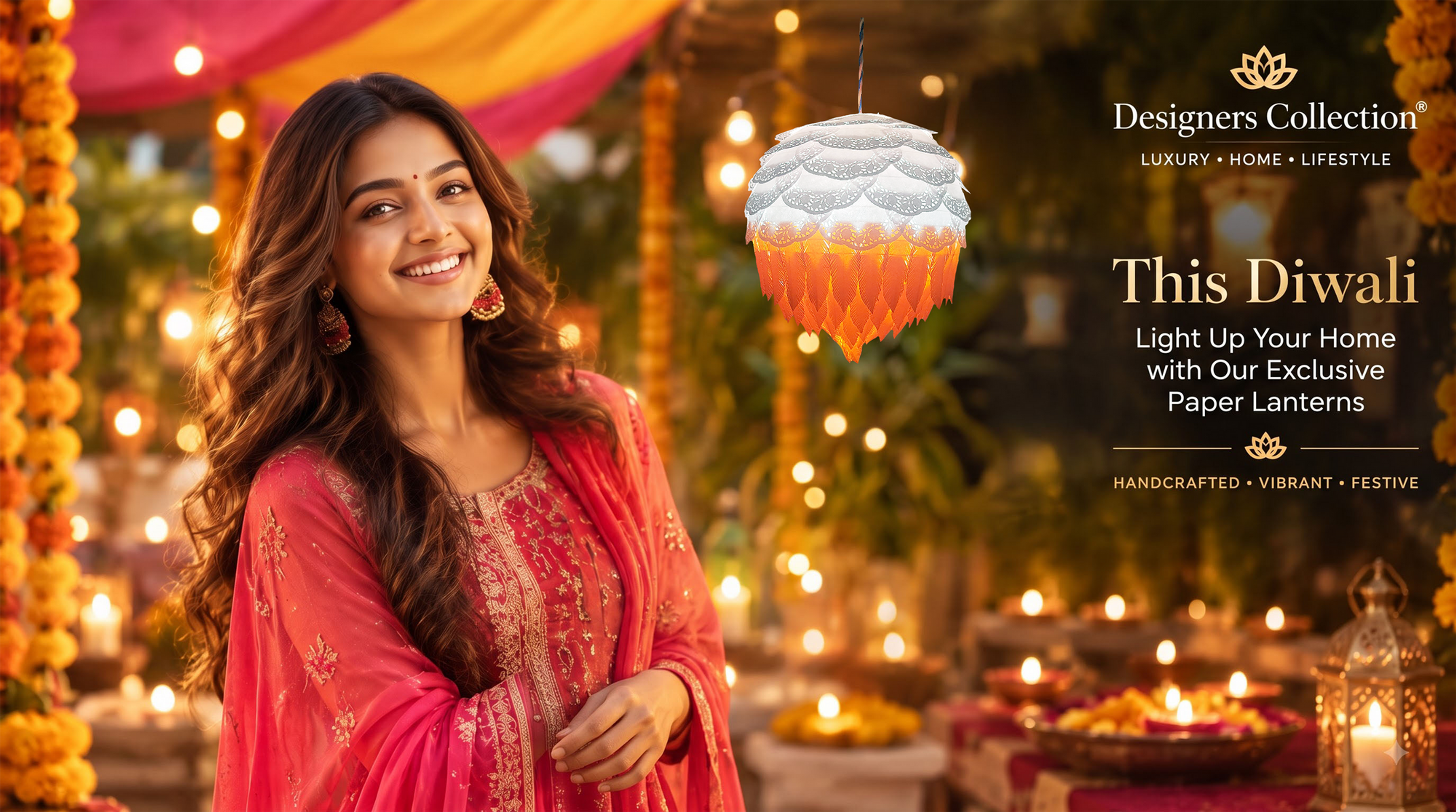 Lanterns for Diwali, Festivals, Home Decor by Designers Collection DSER_L_039