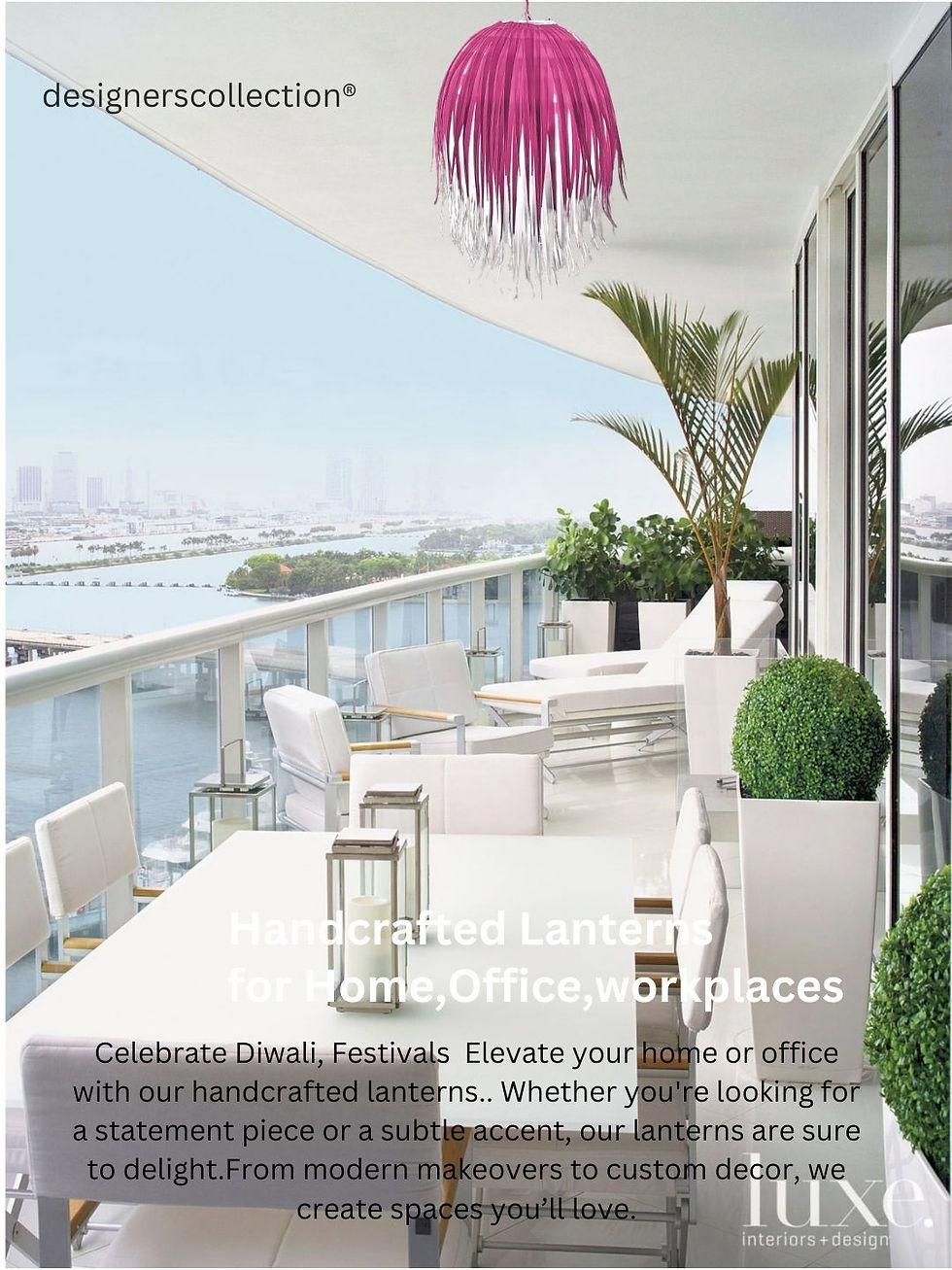 Thumbnail: Product demo images of Exquisite Paper Lanterns Collection by Designers Collection