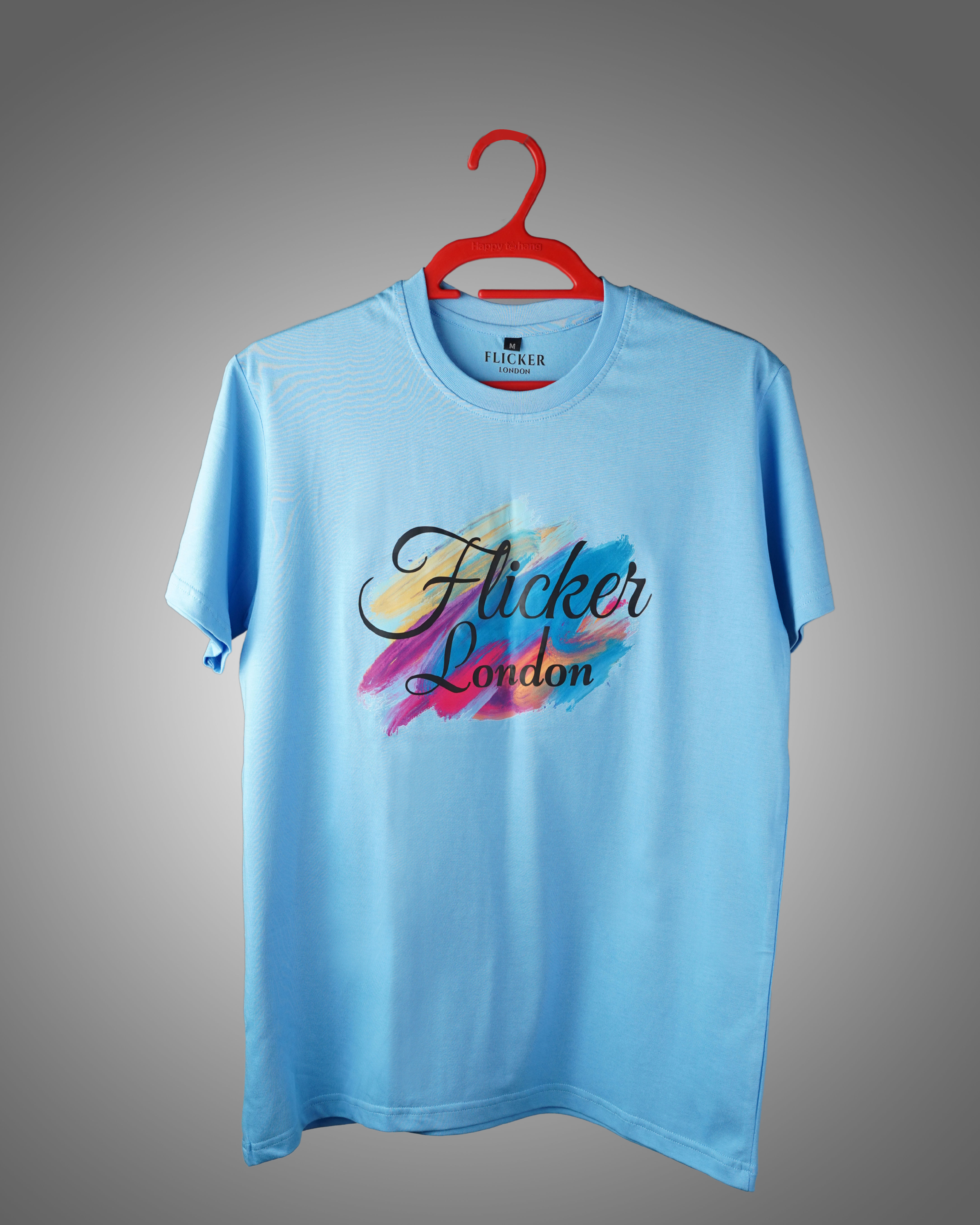 Flicker London Sky Blue Art Tee