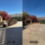 Patio Before and After Power Wash