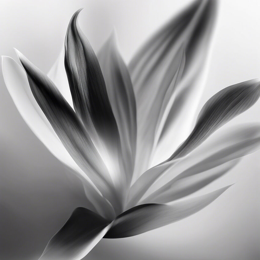 natural, abstract black and white image, that would create a warm feeling, welcoming emoti