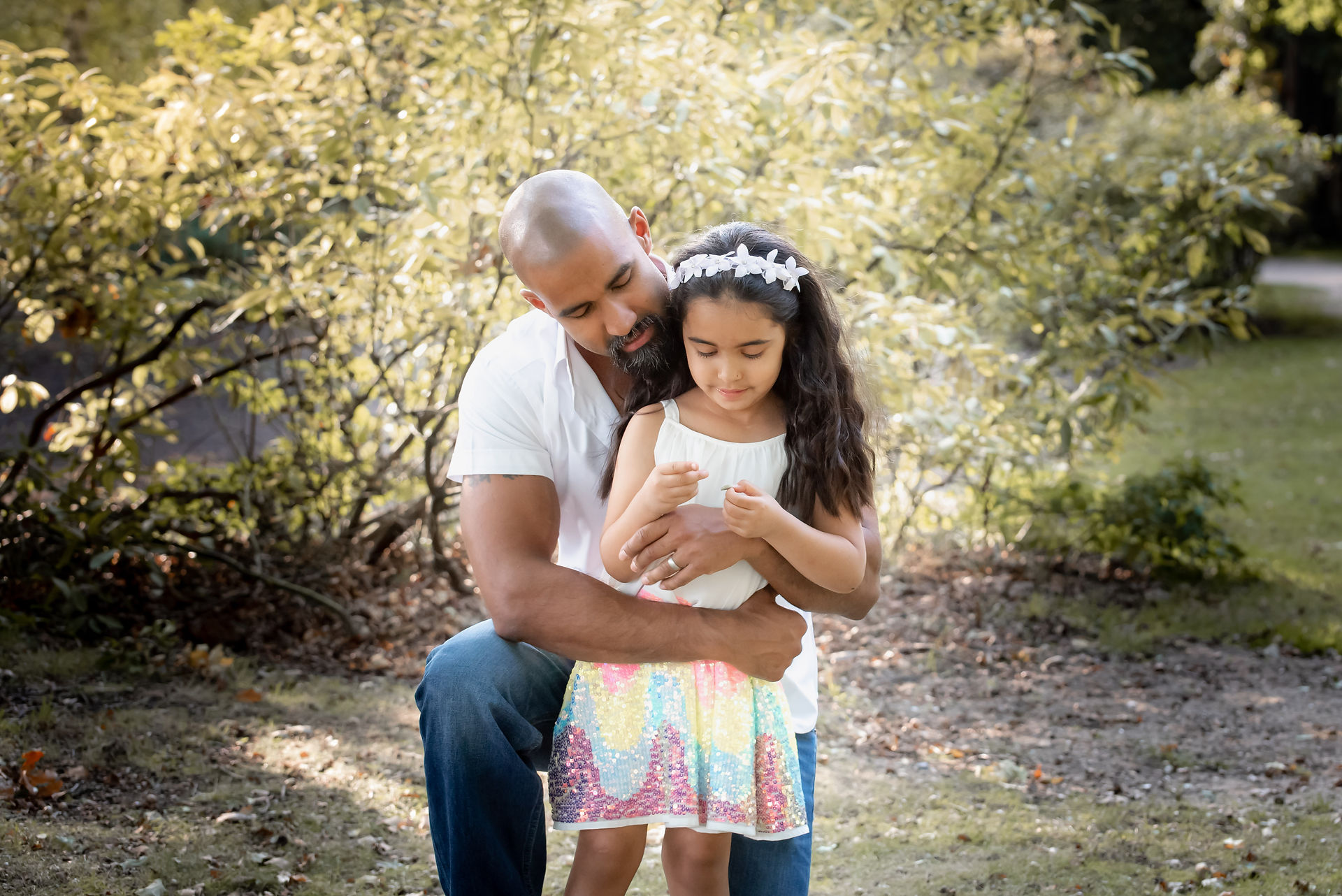 outdoor family photoshoot bushy park