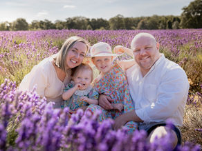 Photoshoot at Mayfield Lavender Farm
