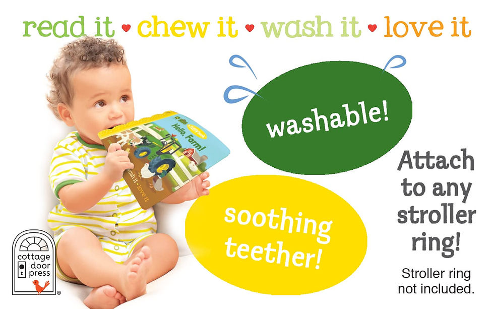 Thumbnail: Hello, Farm! Indestructible  Teether & Tuffy Book