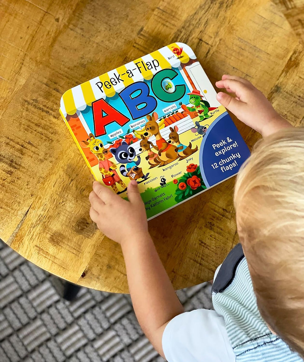 Thumbnail: ABCs Peek-A-Flap Board Book